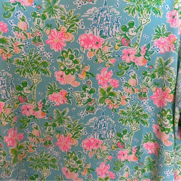 Disney x Lilly Pulitzer Sophie Dress XXL Mickey Castle Floral - Picture 6 of 13